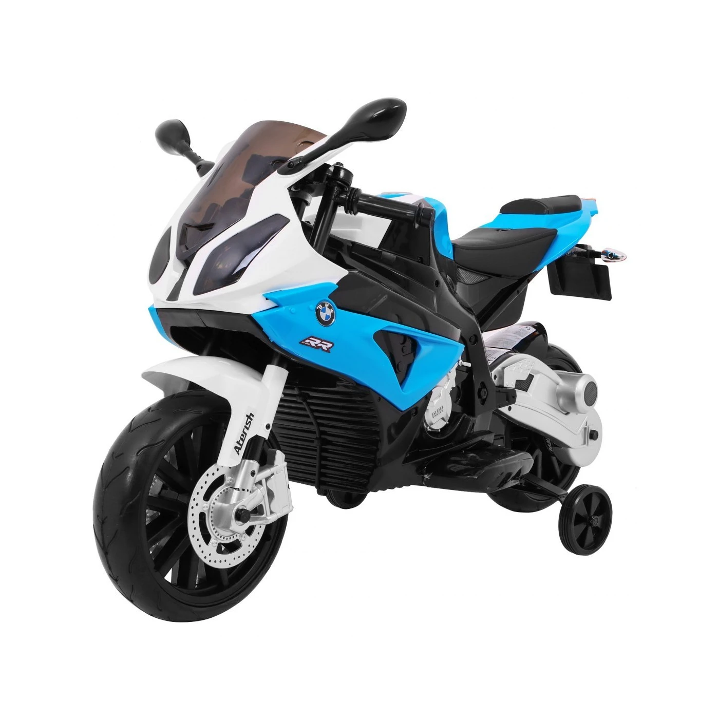 Elektrická motorka pre deti 15 BMW S1000 RR s pomocnými kolieskami 